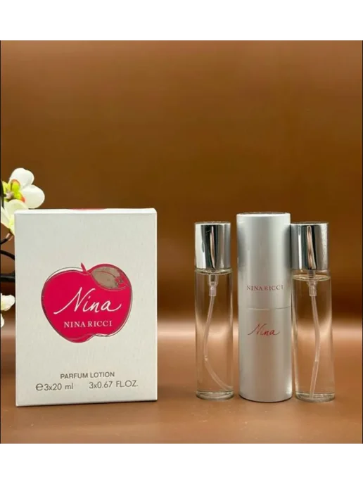 Духи миниатюрки Мини набор духов Nina Ricci-Нина Риччи, 3 шт, фото 2