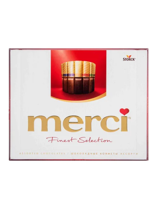 Набор конфет шоколадных Merci Ассорти, 250г, 250 г