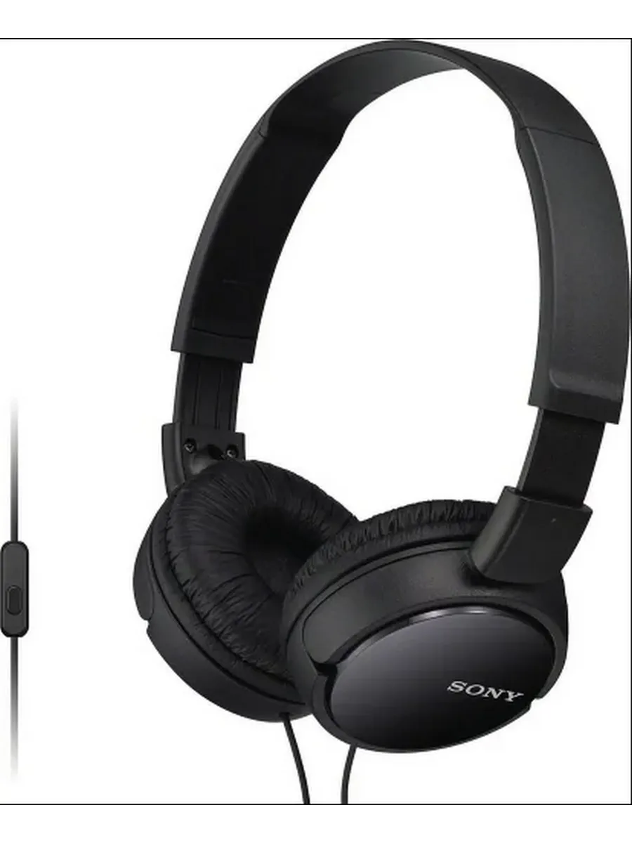 Наушники SONY MDR-ZX110APB.CE7 с микрофоном 613287104 купить за 6 704 ₽ в интернет‑магазине Wildberries