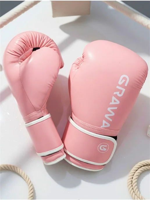 GRAWA Перчатки боксерские FNX Pink, розовый