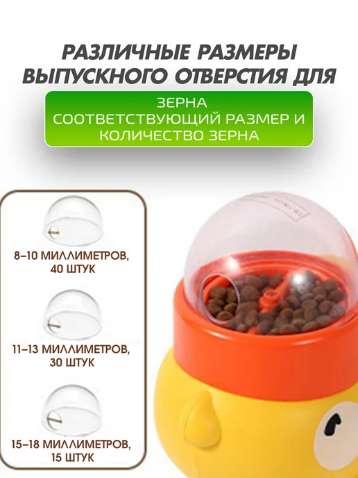 Интерактивная кормушка игрушка для собак и кошек, вариант, фото 3