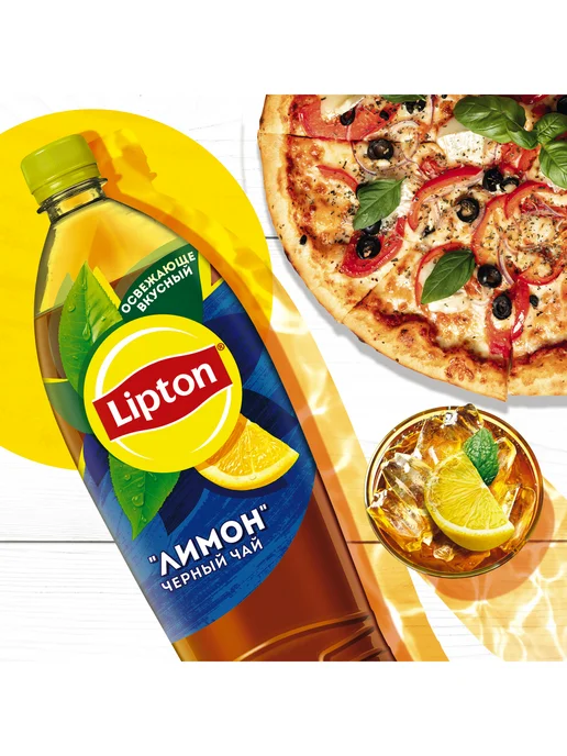 Lipton Холодный чай Липтон со вкусом Лимона 1,5л, 1,5 л, фото 3