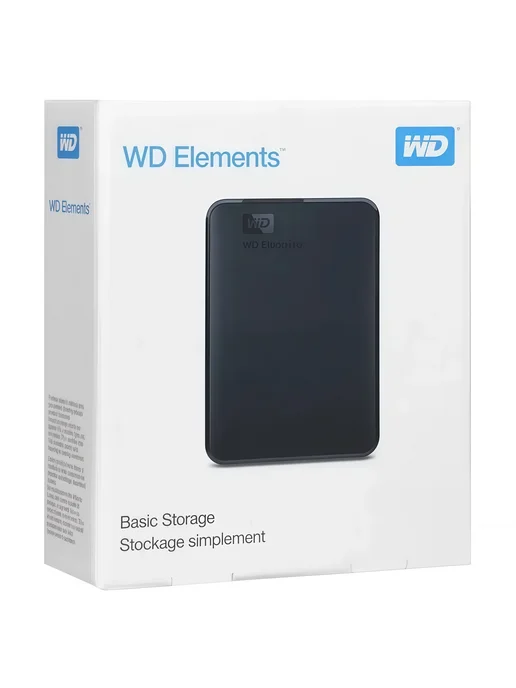 Western Digital Внешний жёсткий диск 2,5", 5ТБ Elements Portable, 1 ТБ, фото 7