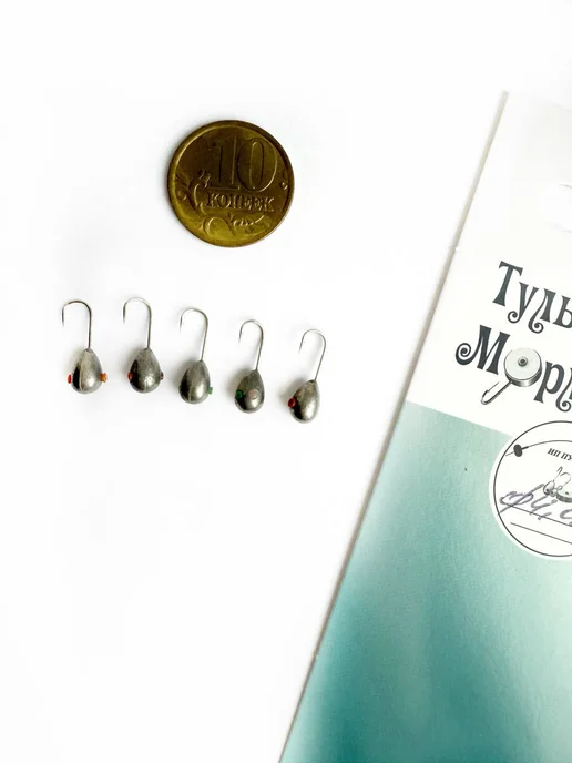 Мормышка Пушкова Мормышки вольфрамовые Капля 2,5 мм, серый, фото 2