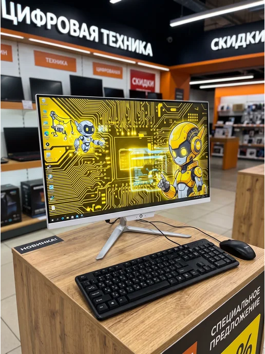 HIP Моноблок 24", Intel Core i7 3610,SSD 512ГБ, RAM 16ГБ, 512 ГБ, 16 ГБ, фото 3