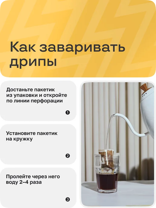BRAVOS COFFEE Дрип кофе Эфиопия Брокен Анаэробик 30шт, 30 шт, фото 2