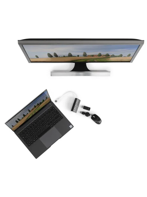HAMA USB Хаб, 4 порта, 4x USB-A - USB 2.0, 480 Мбит с, черный, фото 6
