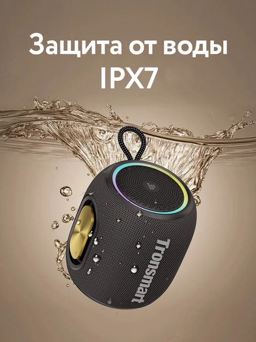 TRONSMART Беспроводная колонка T8 Mini, серый, серый, фото 6