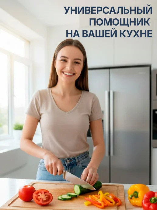GT Нож кухонный 20 см, серый, фото 2