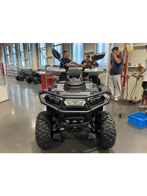 ТЕХНОМОТОРФ ЗИП ATV HAMMER 125 Grey (подростковый), 2WD, бензиновый, серый, фото 2
