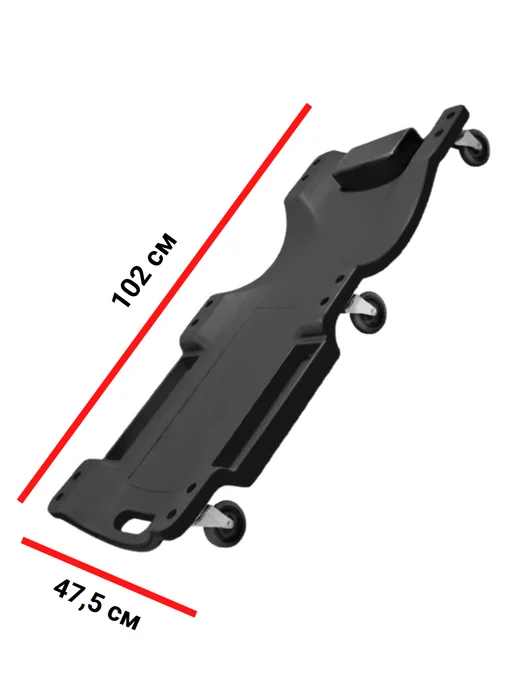 Car Tools Лежак подкатной автомобильный ремонтный 120 кг, 120 кг, фото 6