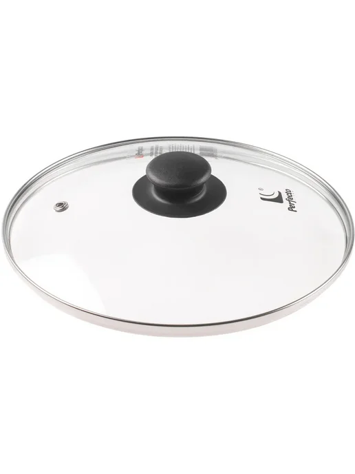 PERFECTO LINEA Крышка стеклянная 22 см для сковороды или кастрюли 25-022020, черный, фото 6