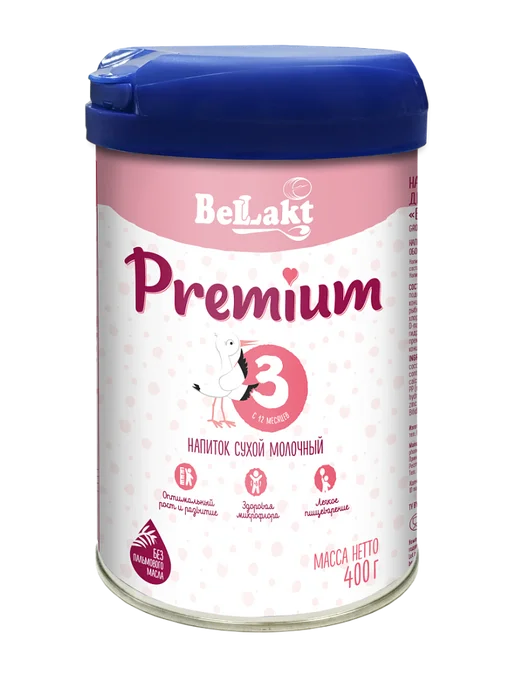 Беллакт Молочная смесь Bellakt Premium 3, 12+ мес. 400гр, 400 г, фото 2