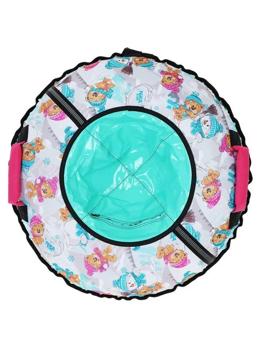 Nika Kids Тюбинг-ватрушка ТБ2К-70 ЗМ, надувные санки-ледянка с камерой, вариант, фото 4