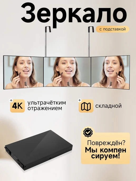 Senmeo Складное зеркало для окрашивания и стрижки, вариант