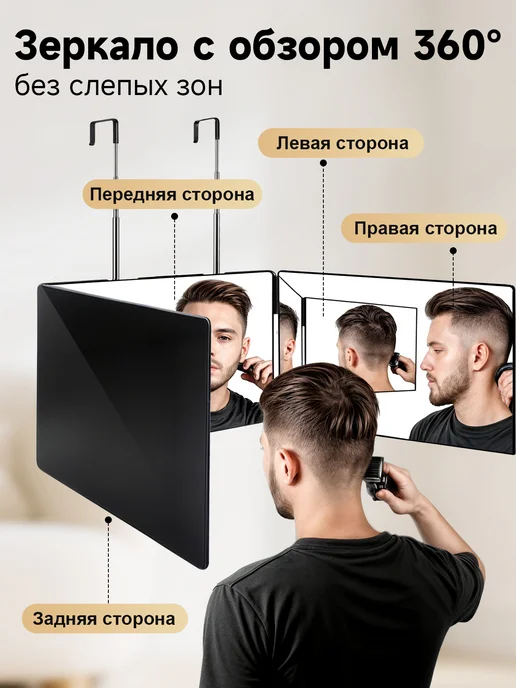 Senmeo Складное зеркало для окрашивания и стрижки, вариант, фото 2