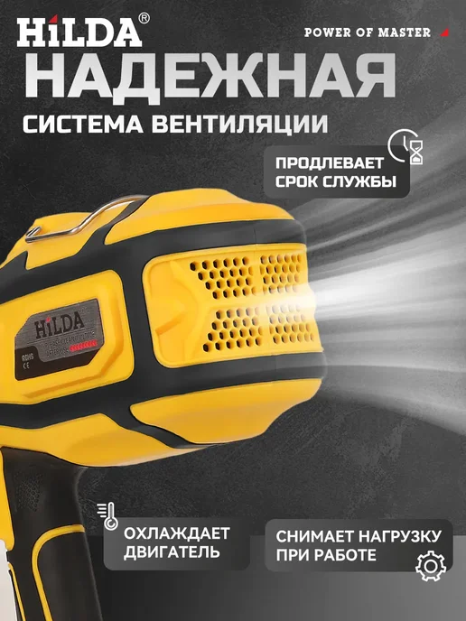 Hilda Краскопульт электрический сетевой, 1400мл, 1400 мл, фото 8