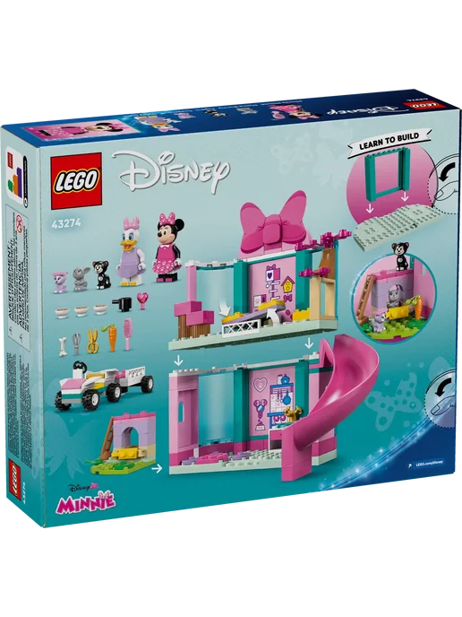 LEGO Disney Отель для животных Минни Маус 43274, розовый, фото 5