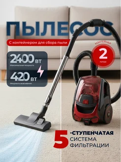 Пылесос для дома мощный с контейнером