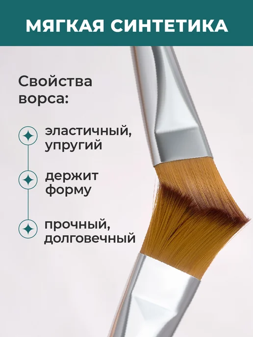 Малевичъ Кисти из синтетики Andy подарочный набор 39 шт, 39 шт, фото 2