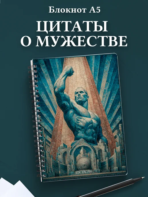 Блокнот для мужчин с цитатами