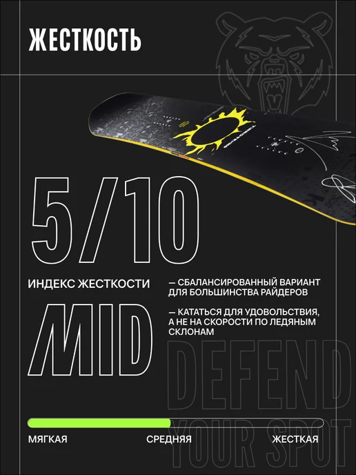 TERROR Сноуборд TERRO - КИНО (COLLABORATION) 25 26, черный, фото 3