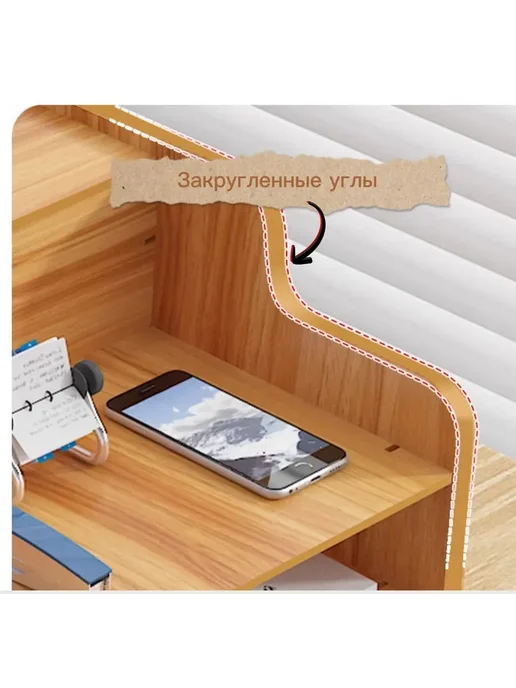Подставка для книг с замком. Органайзер для документов, бежевый, фото 4