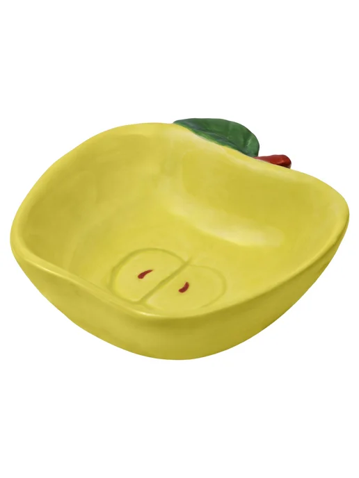 Laguna Terra Кормушка керамическая для террариума Яблочко, 9х8,5х3 cм, 9x8.5x3