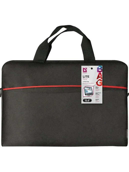DEFENDER Сумка для ноутбука 15.6" Lite 26083, черный, черный, фото 3