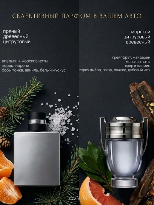 Ovslim Диффузор в машину на дефлектор, серый, фото 3