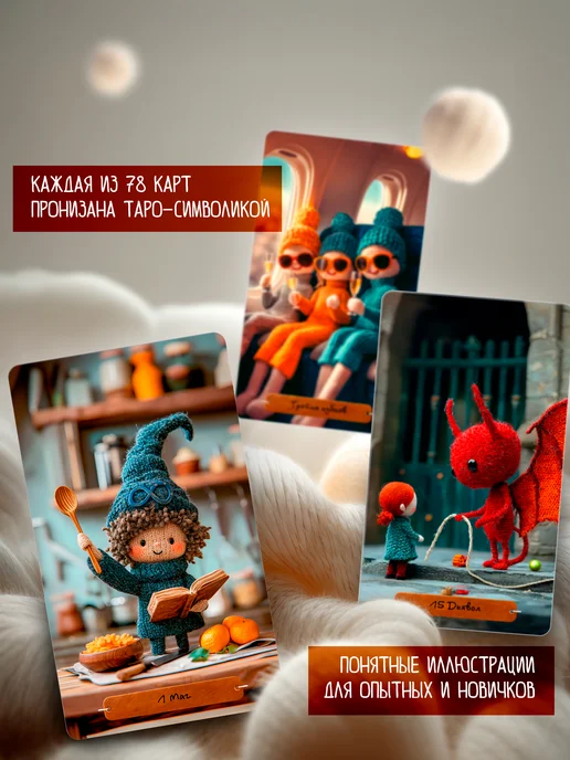 ANDREWBOLOTIN Карты Таро Вязаных Историй, вариант, фото 4