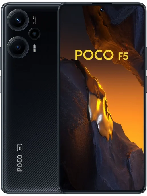Смартфон Xiaomi Poco F5 12/256 ГБ, черный