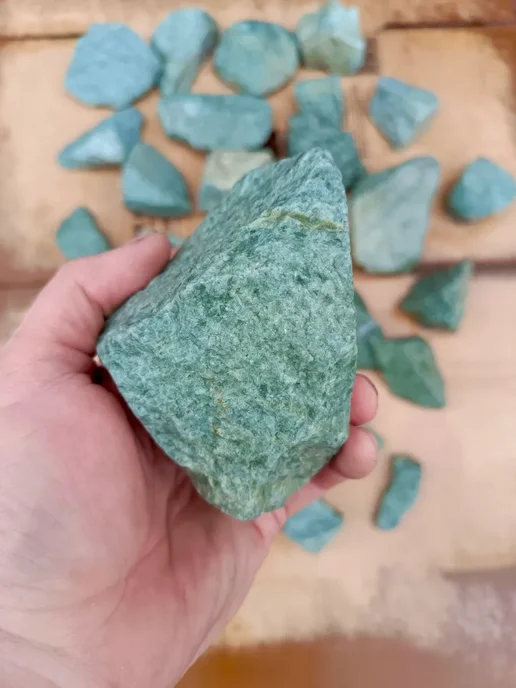Jadeit.su Жадеит колотый средний (Хакасия), колотый средний Хакасия, фото 4