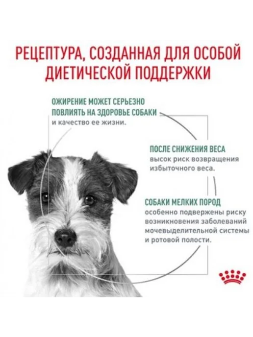 Сухой корм Royal canin Малых Контроль для собак, 3 кг, фото 3