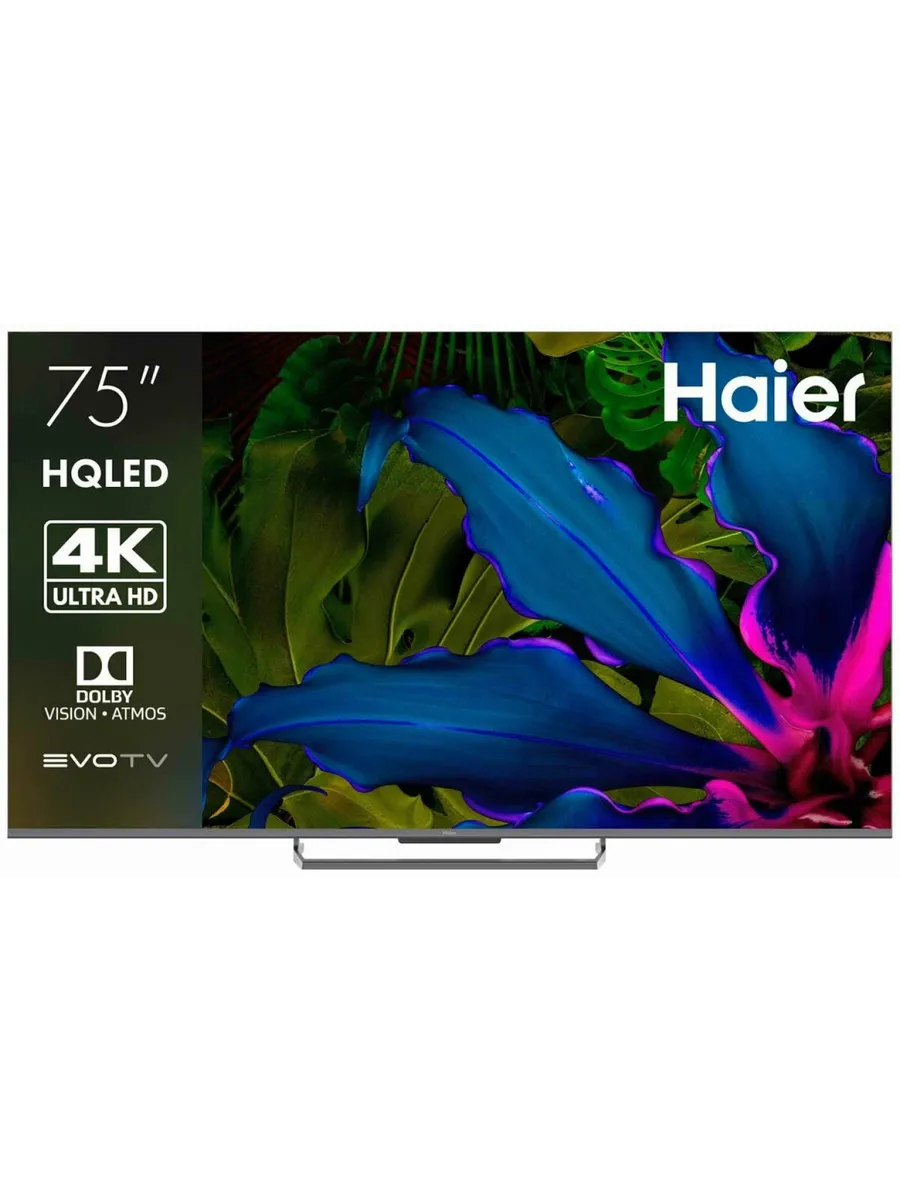 Haier Телевизор 75 Smart TV S6, серебристый