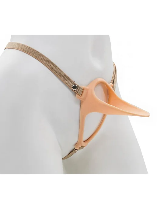 Lovetoy Эректор на эластичном креплении MEN Style, бежевый
