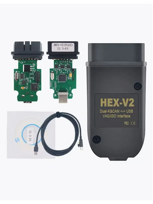 Автоматический сканер подходит для VAG HEX-V2 VCDS HEX V2, вариант, фото 2