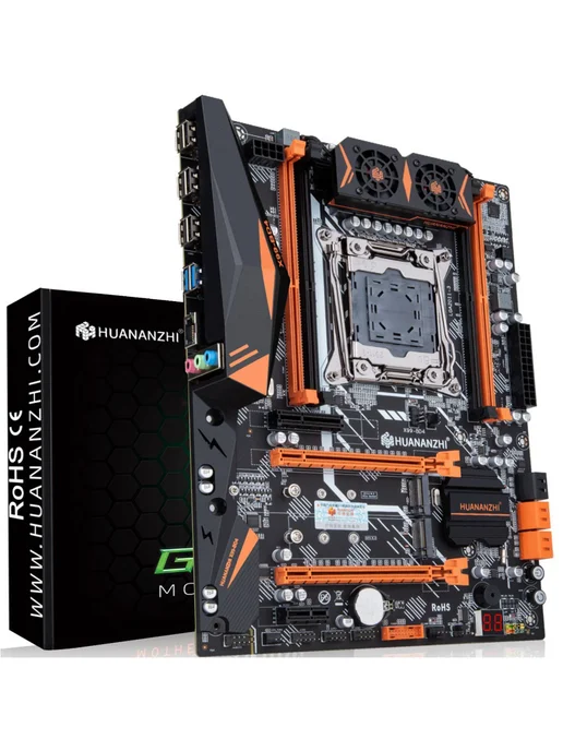 Huananzhi Материнская плата X99 QD4 xeon E5 2667V4 комплект 16Gb, 32 ГБ, в упаковке 1,8 кг, фото 2
