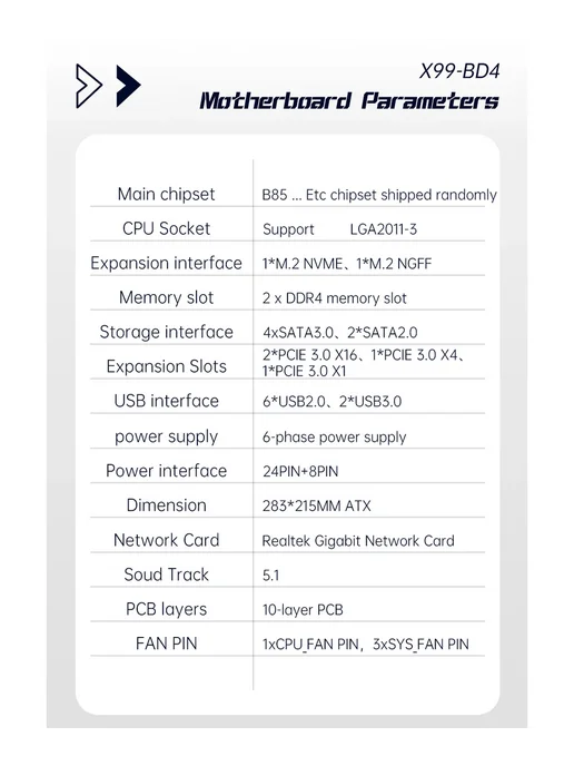 Huananzhi Материнская плата X99 QD4 xeon E5 2667V4 комплект 16Gb, 32 ГБ, в упаковке 1,8 кг, фото 3