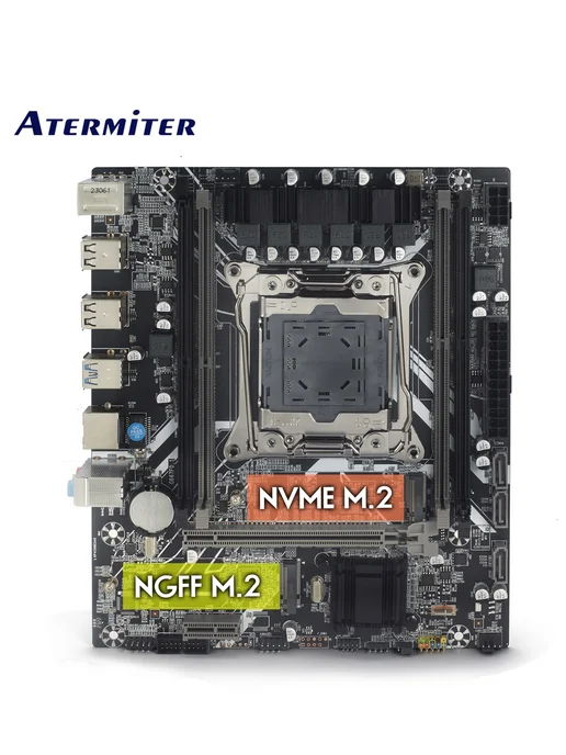 Atermiter X99 Материнская плата,xeon E5 2640V3 комплект,16Gb 2133 МГц, 16 ГБ, фото 4