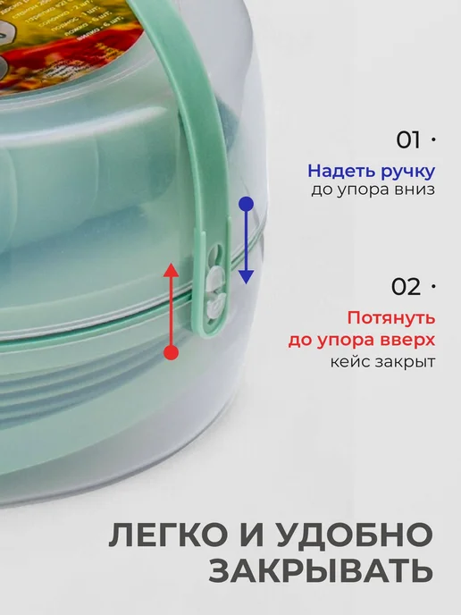 Набор для пикника 6 персон, 30 пр, пластик, кейс, вариант, фото 3