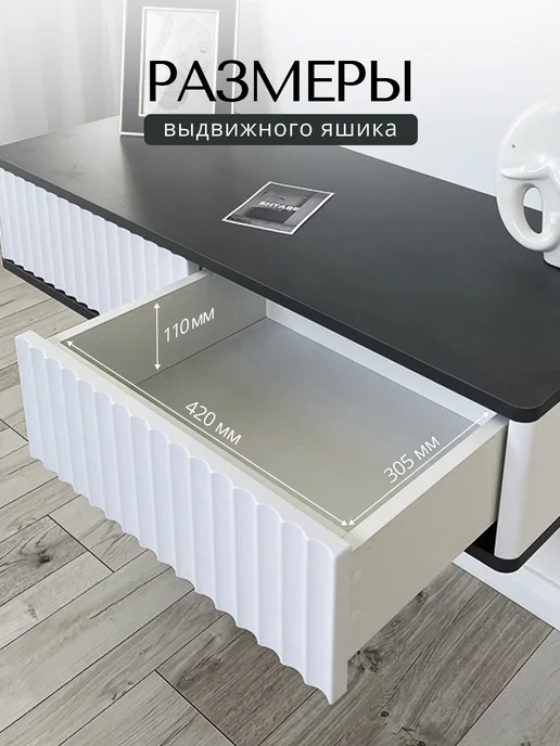 Shtabe Тумба навесная ROYAL 5010 эко (Металл Бруклин), серый, фото 2