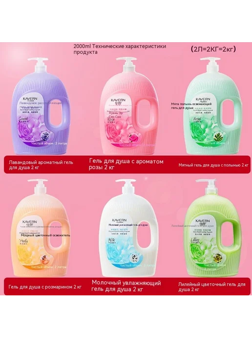 Гель для душа 2000ml, 2 л, фото 3