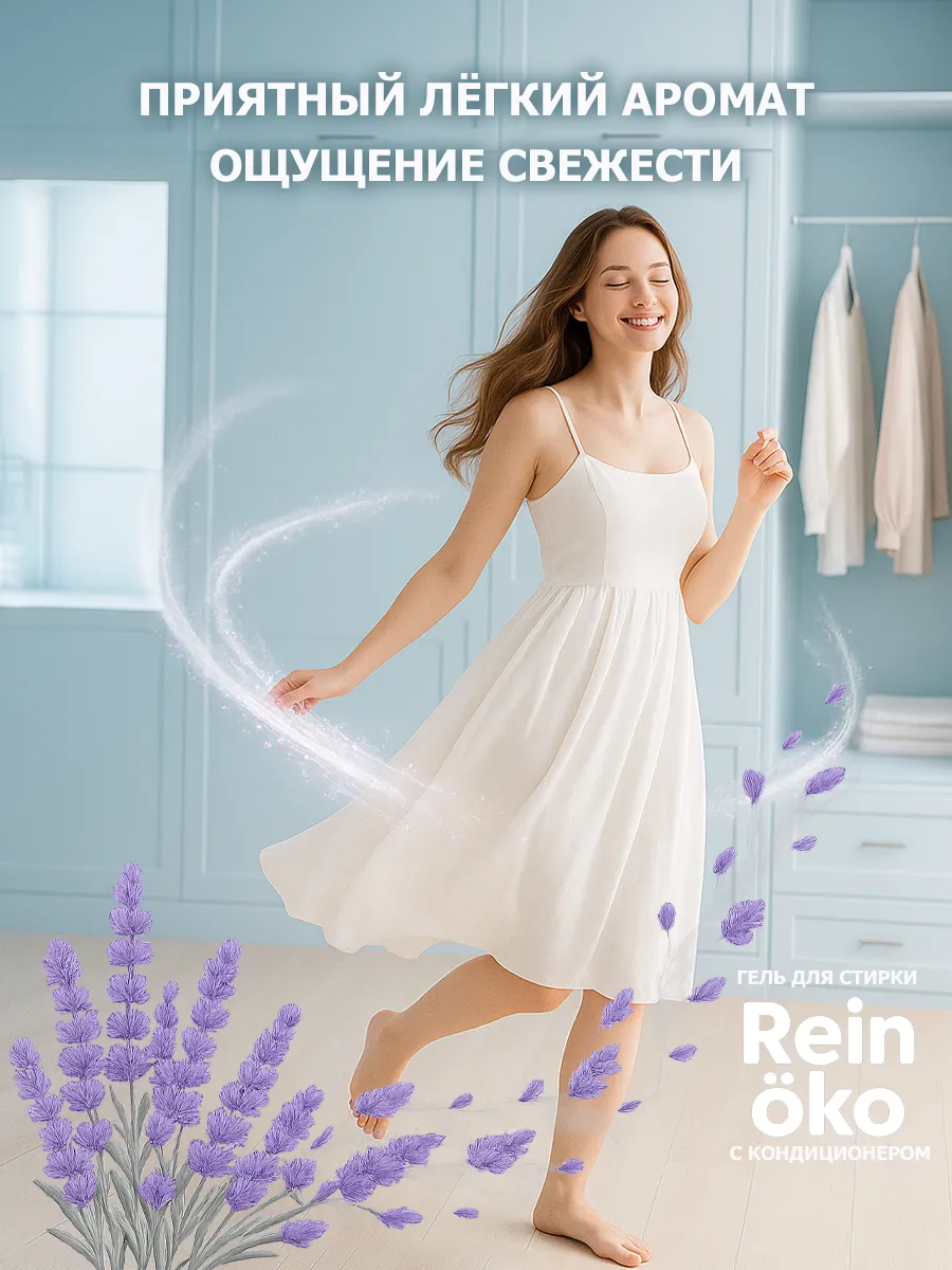 Гель для стирки лаванда 10 л фото 6
