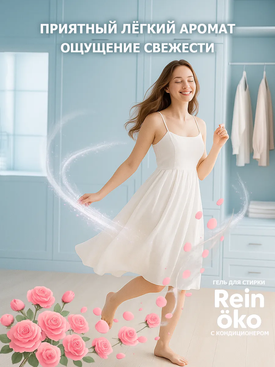Гель для стирки роза 10 л фото 6