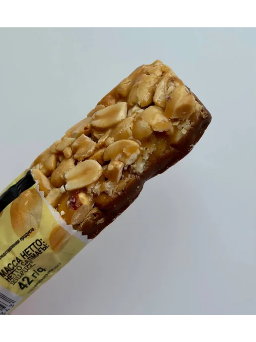 KDV Батончики ореховые Nut&go с бананом, 18шт 42г, 18 шт, 42 г, фото 5