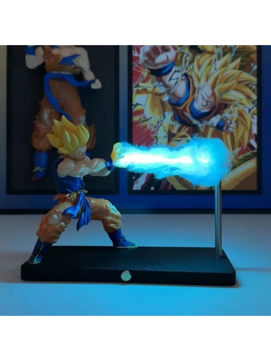 Ночник светильник Сон Гоку Dragon Ball магнитный