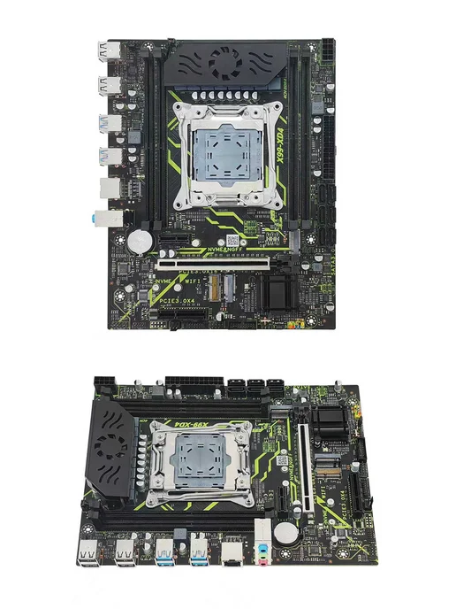 KEYIYOU Материнская плата x99 XD4 с вентилятором, LGA 2011-3, 4-кана…, вариант, фото 2