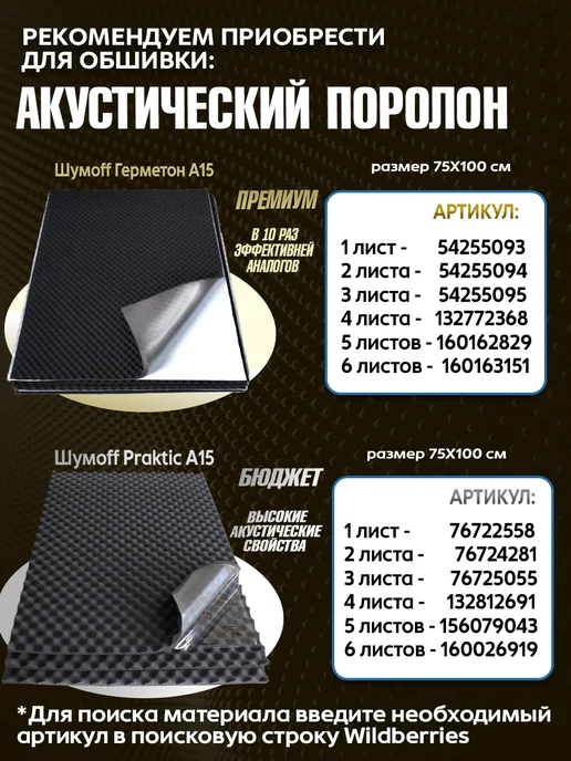 Шумофф Виброизоляция автомобиля, шумоизоляция Рефлекс 2, 12л, 72 л, фото 3