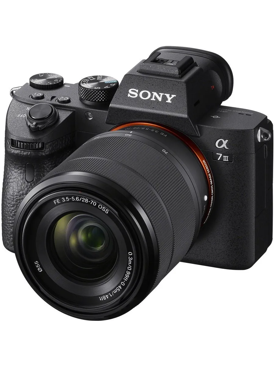 SONY Фотоаппарат a7 III Kit 28-70 мм, черный